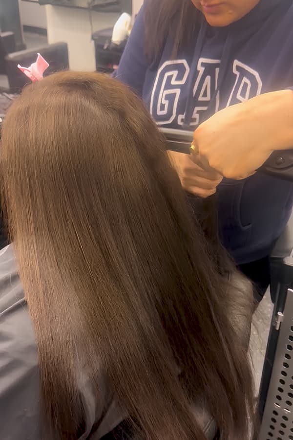 Legends Academy Abbotsford — Straightened Brown Hair Touchup Cuts, Abbotsford BC