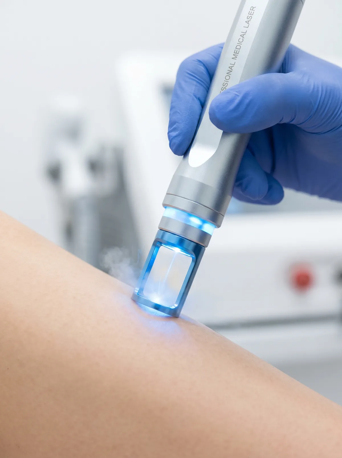 Close-up of a brazilian laser hair removal service at Legends Academy